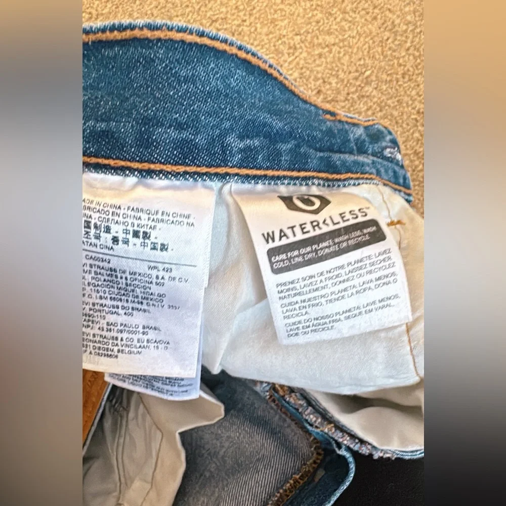 Levi's Blue Denim Jean skirt